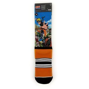 Odd Sox Naruto Shippuden Crew Socks Anime Cartoon Mens Womens Fun Novelty Gift